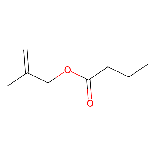 2-Methylallyl butyrate structure