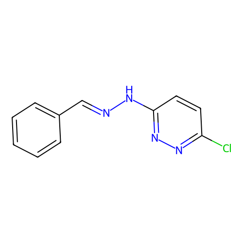 N-(benzylideneamino)-6-chloropyridazin-3-amine structure