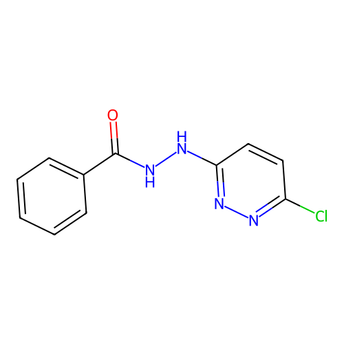 N'-(6-chloropyridazin-3-yl)benzohydrazide structure