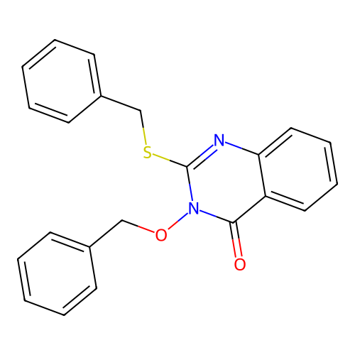 3-(benzyloxy)-2-(benzylsulfanyl)quinazolin-4(3H)-one structure