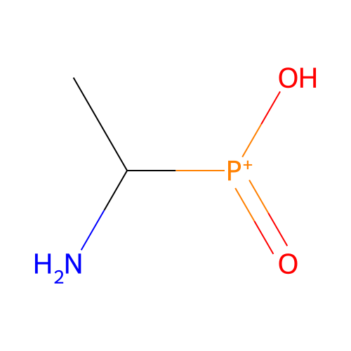 1-(Dioxo-lambda~5~-phosphanyl)ethan-1-aminium structure