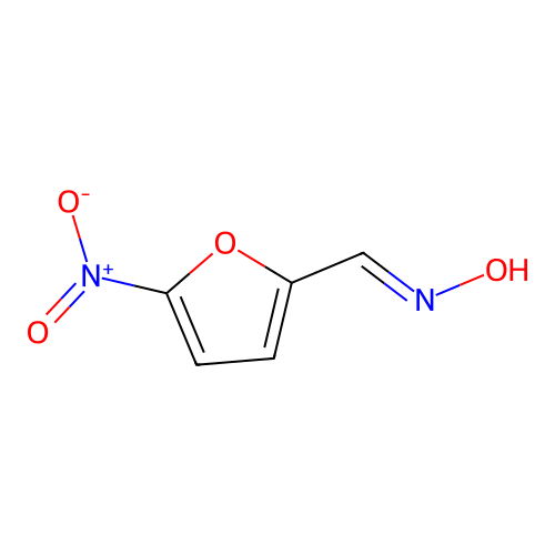 5-Nitro-2-furaldoxime structure