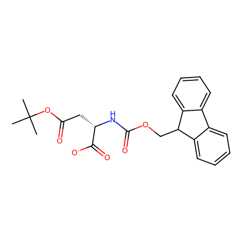 N-(9-芴甲氧羰基)天门冬氨酸-4-叔丁酯 structure