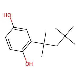 tert-Octylhydroquinone structure
