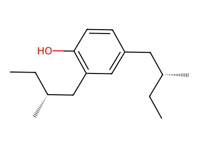2,4-Bis(1-methylbutyl)phenol structure