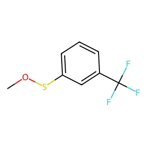 1-Methoxysulfanyl-3-(trifluoromethyl)benzene structure