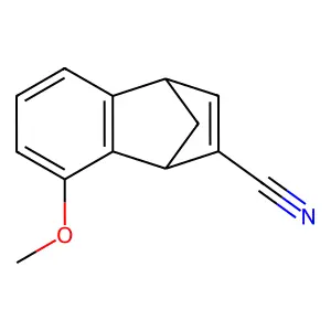 1,4-Methanonaphthalene-2-carbonitrile, 1,4-dihydro-8-methoxy- structure