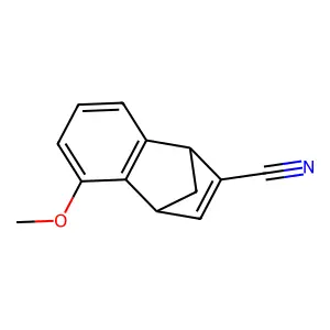 1,4-Methanonaphthalene-2-carbonitrile, 1,4-dihydro-5-methoxy- structure