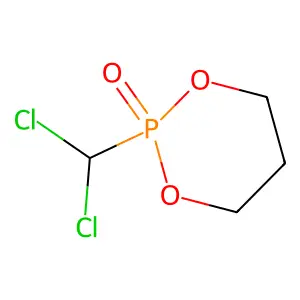 2-(Dichloromethyl)-1,3,2-dioxaphosphinane 2-oxide structure