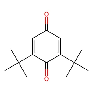 2,6-Di-t-butyl-p-benzoquinone structure