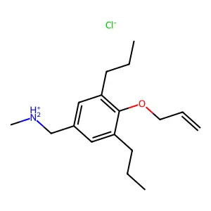 Benzylamine, 4-(allyloxy)-3,5-dipropyl-N-methyl-, hydrochloride structure