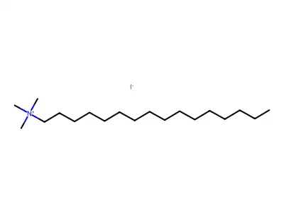 Hexadecyl trimethyl ammonium iodide structure