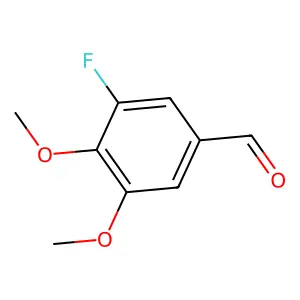 3-氟-4,5-二甲氧基苯甲醛 structure