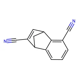1,4-Methanonaphthalene-2,5-dicarbonitrile, 1,4-dihydro- structure