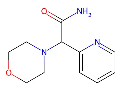 2-Morpholin-4-yl-2-pyridin-2-ylacetamide structure