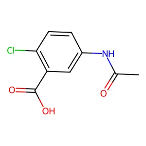 5-(Acetylamino)-2-chlorobenzoic acid structure