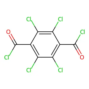 2,3,5,6-四氯对苯二甲酰氯 structure