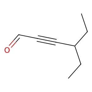 Hex-2-ynal, 4-ethyl- structure