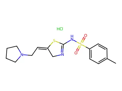 CAS 71933-26-1 - C16H22ClN3O2S2 structure