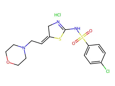 CAS 71933-32-9 - C15H19Cl2N3O3S2 structure
