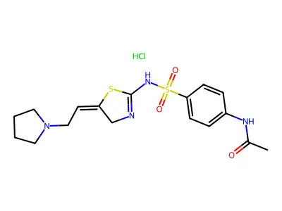 CAS 71933-34-1 - C17H23ClN4O3S2 structure