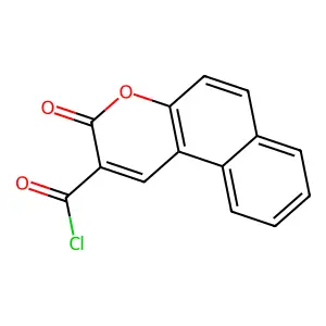 5,6-Benzocoumarin-3-carbonyl chloride structure