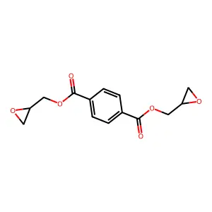 Diglycidyl terephthalate structure
