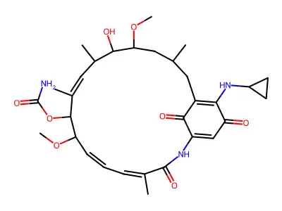 GELDANAMYCIN DERIV structure