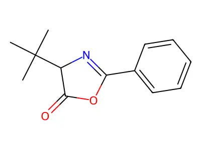 5(4H)-Oxazolone, 4-(1,1-dimethylethyl)-2-phenyl- structure