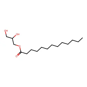2,3-Dihydroxypropyl tridecanoate structure