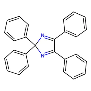 2H-Imidazole, 2,2,4,5-tetraphenyl- structure