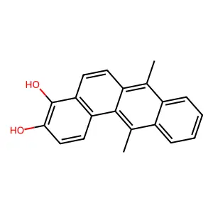 Benz(a)anthracene-3,4-diol, 7,12-dimethyl- structure