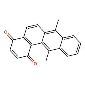 Benz(a)anthracene-1,4-dione, 7,12-dimethyl- structure