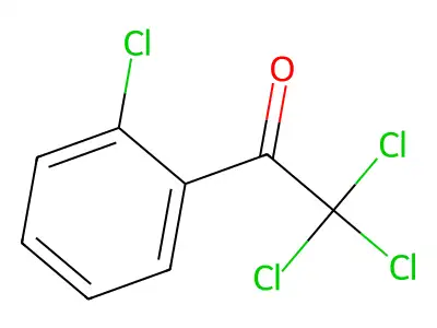 Acetophenone, tetrachloro derivative structure