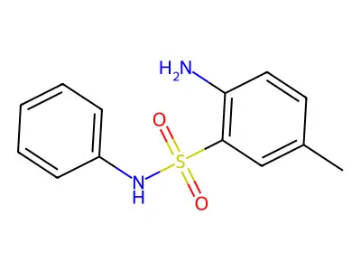 4-Amino-N-phenyltoluene-3-sulphonamide structure