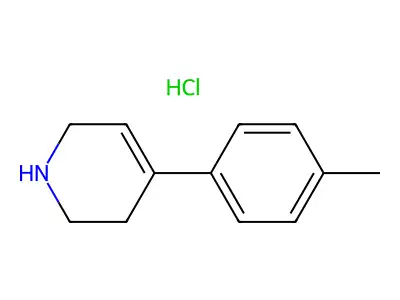 4-(4-Methylphenyl)-1,2,3,6-tetrahydropyridine structure