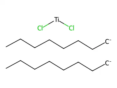 Dichlorodioctyltitanium structure