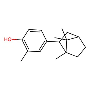 Phenol, 2-methyl(1,7,7-trimethylbicyclo[2.2.1]heptyl)- structure