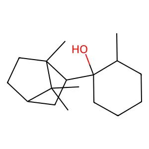 Cyclohexanol, 2-methyl(1,7,7-trimethylbicyclo(2.2.1)heptyl)- structure