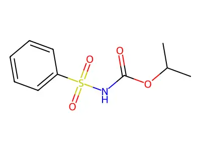 Propan-2-yl N-(benzenesulfonyl)carbamate structure