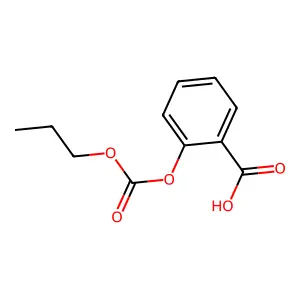 碳酸邻羧基苯基丙酯 structure