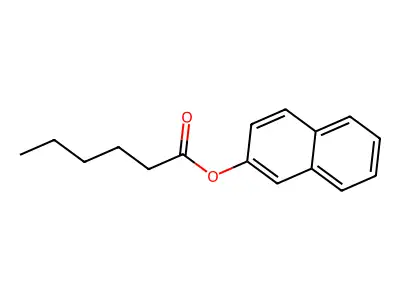 naphthalen-2-yl hexanoate structure