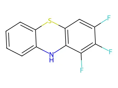 Trifluoro-10H-phenothiazine structure