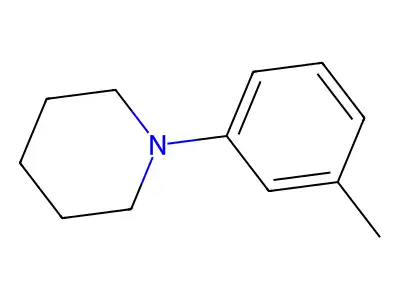 1-(3-Methylphenyl)piperidine structure