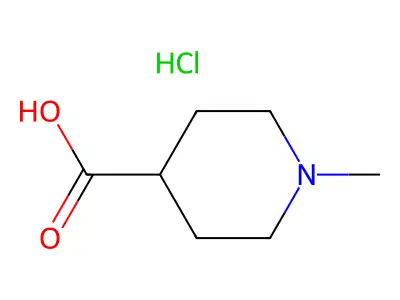 1-Methylpiperidin-1-ium-4-carboxylic acid chloride structure