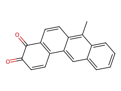 7-Methylbenz(a)anthracene-3,4-dione structure