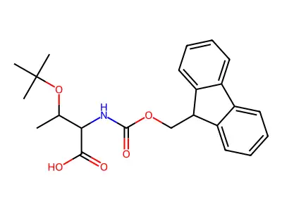 Fmoc-L-allo-Thr(tBu)-OH structure