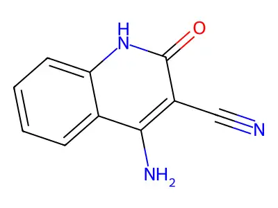 4-Amino-2-oxo-1,2-dihydroquinoline-3-carbonitrile structure