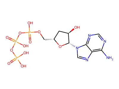虫草素三磷酸 structure