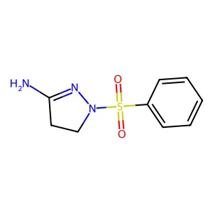 1-(Benzenesulfonyl)-4,5-dihydro-1H-pyrazol-3-amine structure